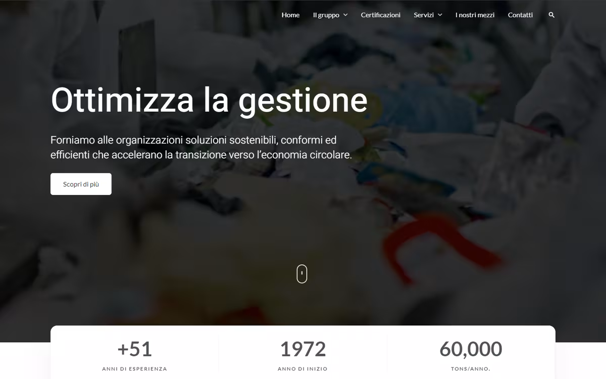 Site pentru Ecologica 2000, realizat de Visience