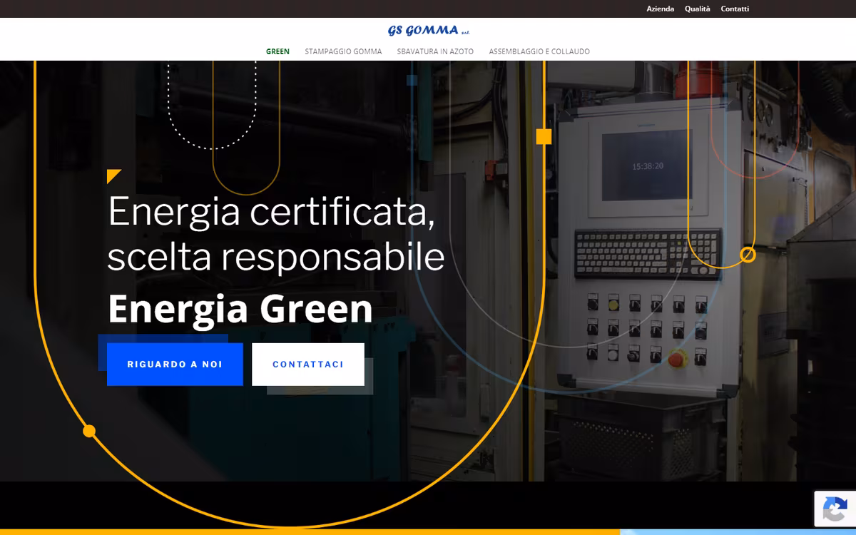 Site pentru producătorul GS Gomma, realizat de Visience