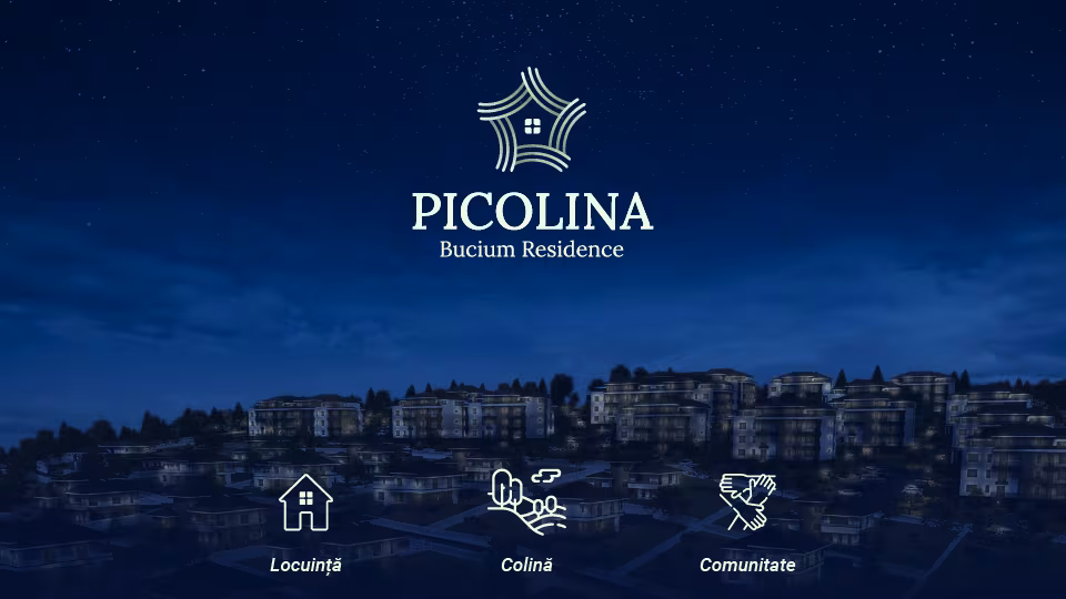 Ansamblu rezidențial Picolina Bucium Residence Iași — branding și campanii Visience